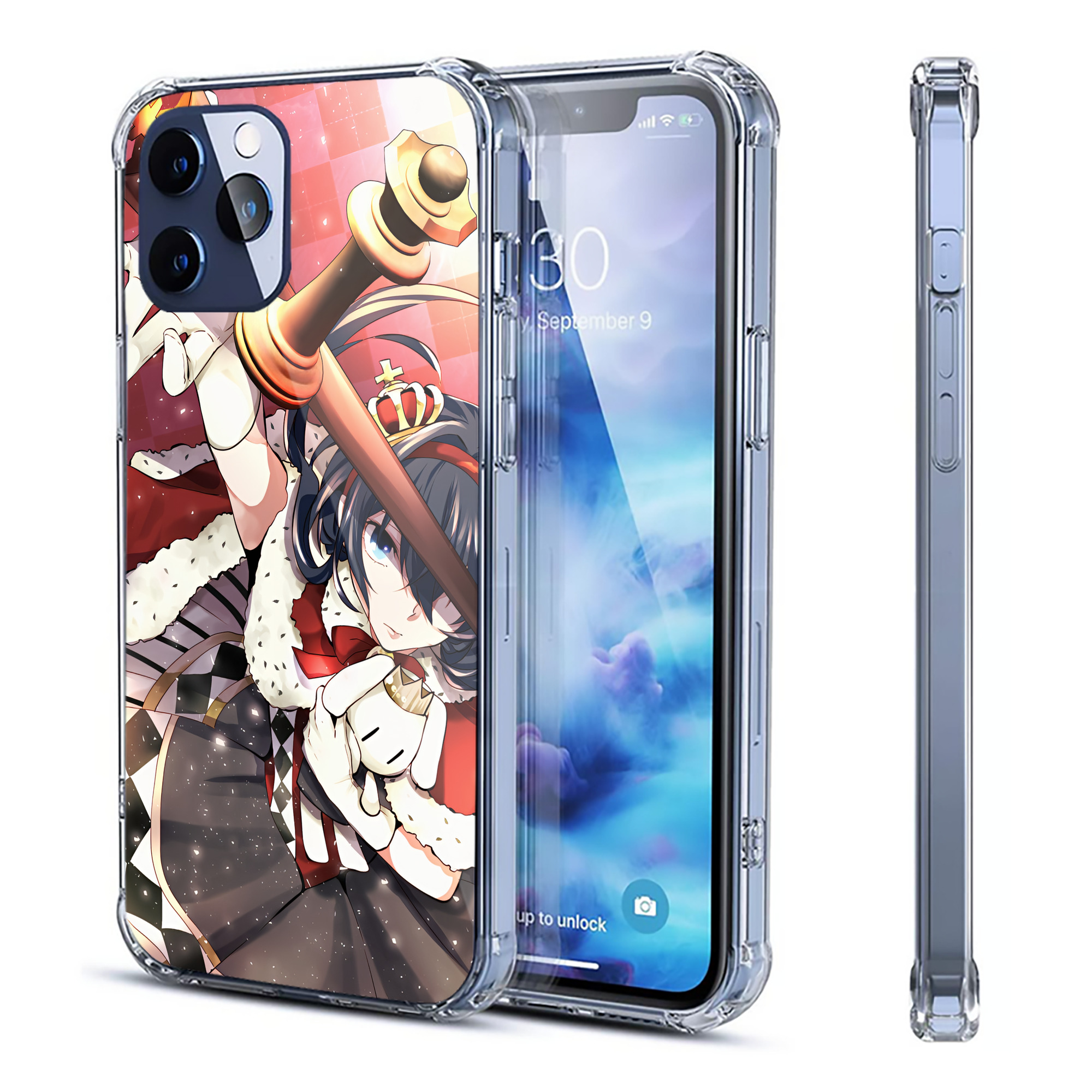 （画像用） 文豪ストレイドッグス Bungo Stray Dogs 【iPhone 12シリーズ対応】透明スマホケース（クリアソフトケース）